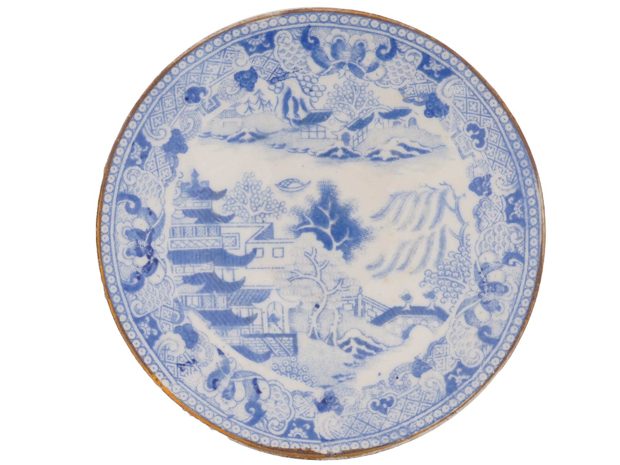 BLUE AND WHITE CHINESE PORCELAIN CUPS AND SAUCERS PIC-5